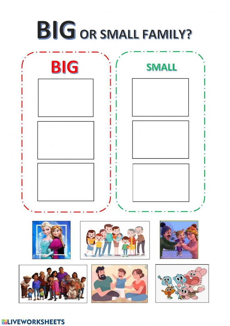 30 Rediscovered Families For Kindergarten Worksheets And Games