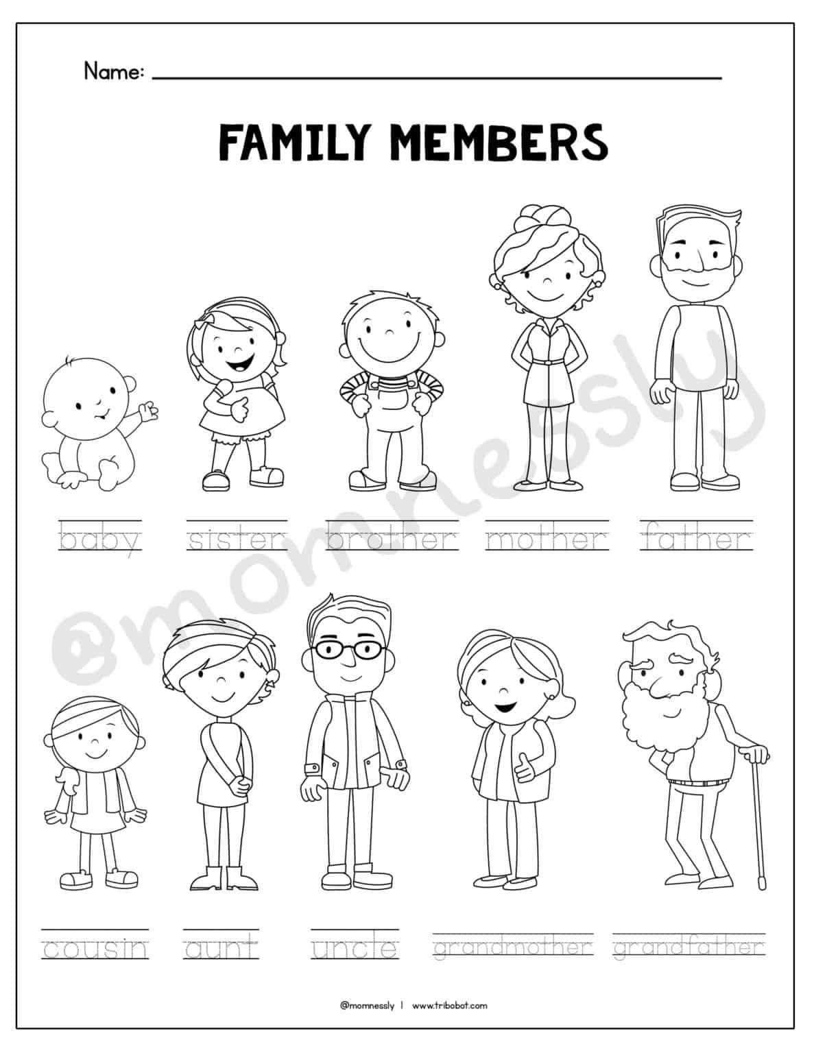 30 Rediscovered Families For Kindergarten Worksheets And Games