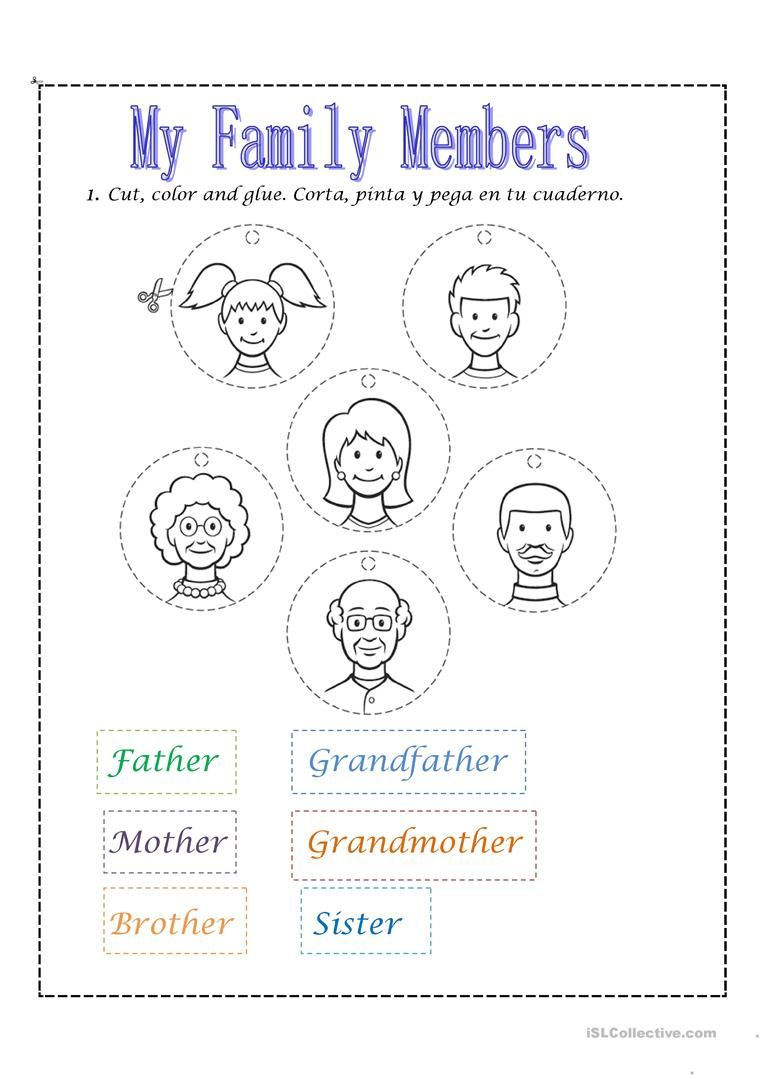 30 Rediscovered Families For Kindergarten Worksheets And Games