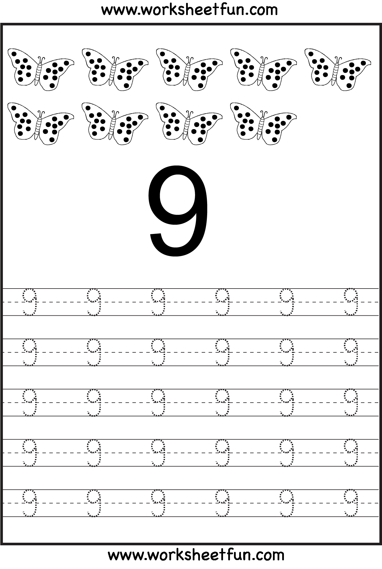 30 Tracing And Writing Number 8 Worksheet