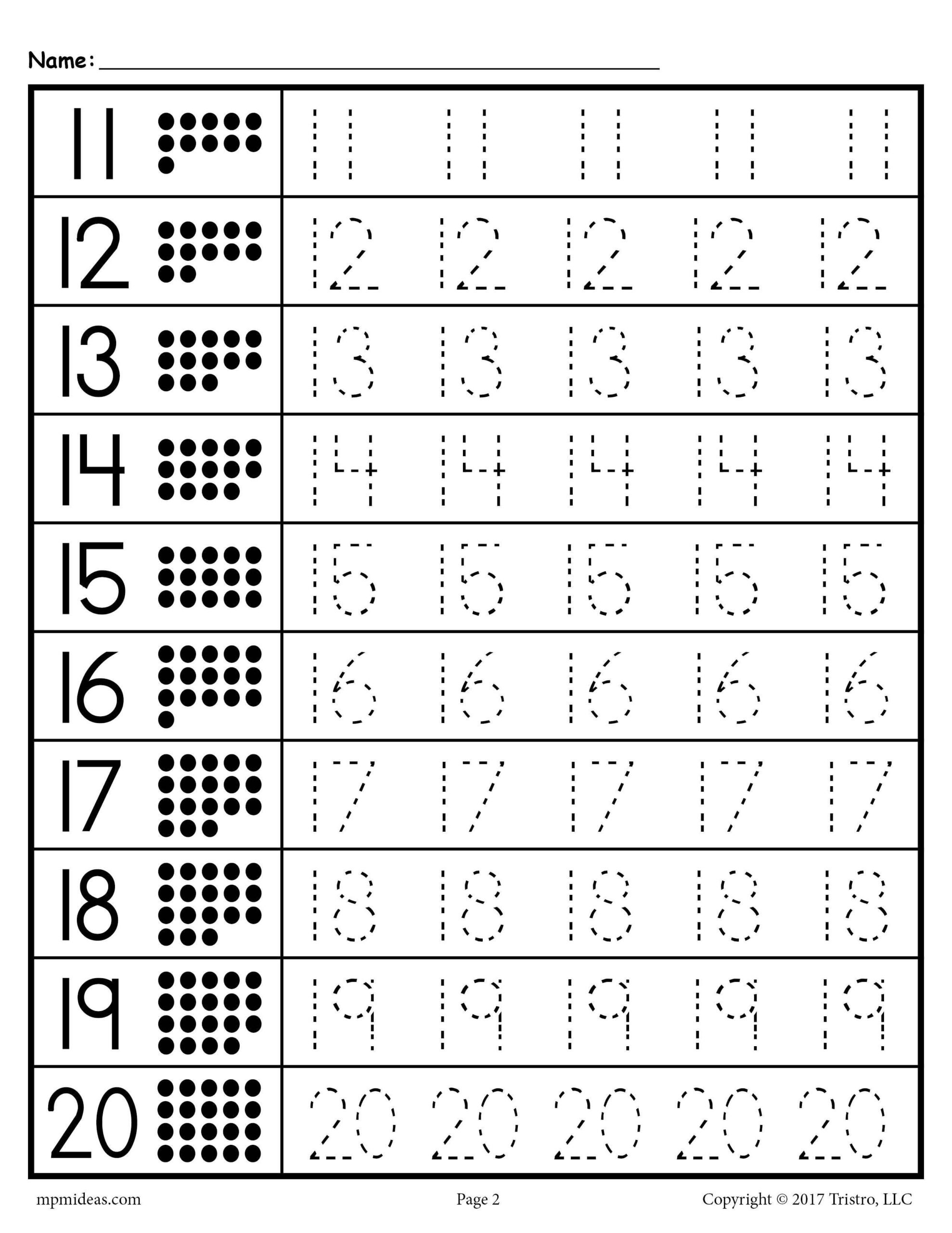 30 Tracing And Writing Number 8 Worksheet