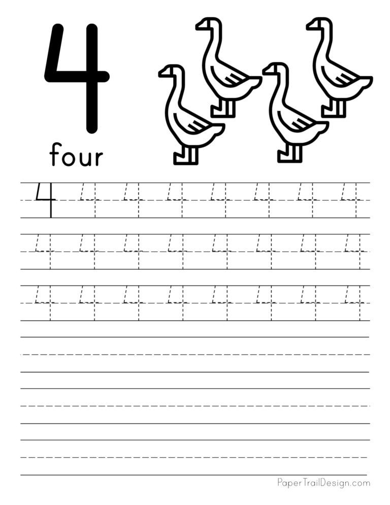 30 Tracing And Writing Number 8 Worksheet