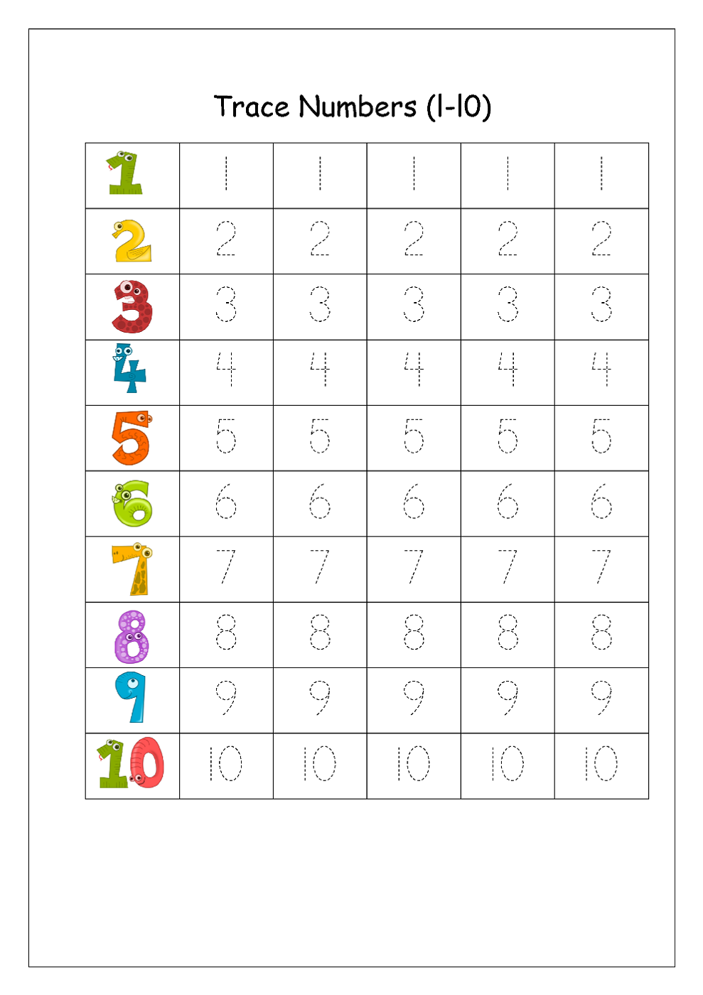 30 Tracing And Writing Number 8 Worksheet