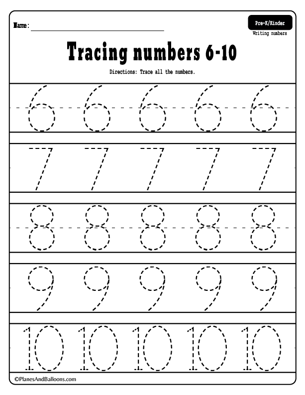 30 Tracing And Writing Number 8 Worksheet