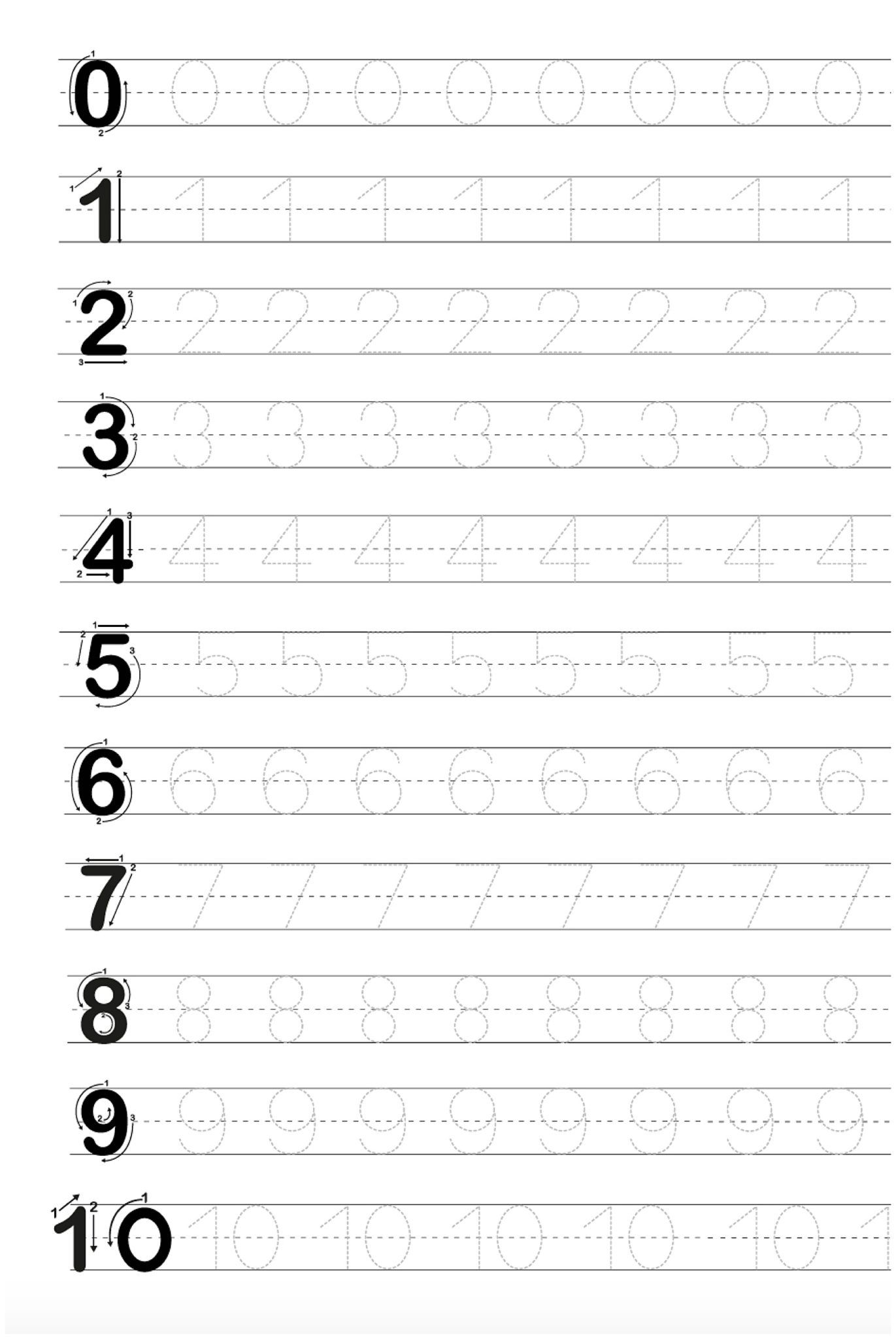 30 Tracing And Writing Number 8 Worksheet