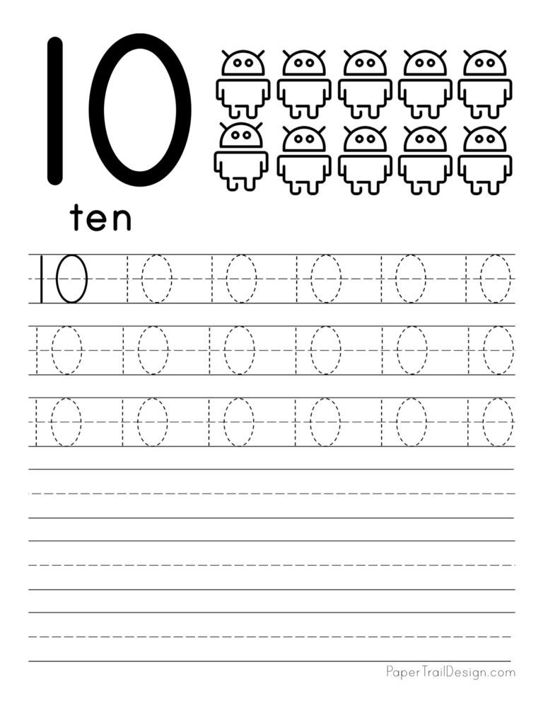 30 Tracing And Writing Number 8 Worksheet