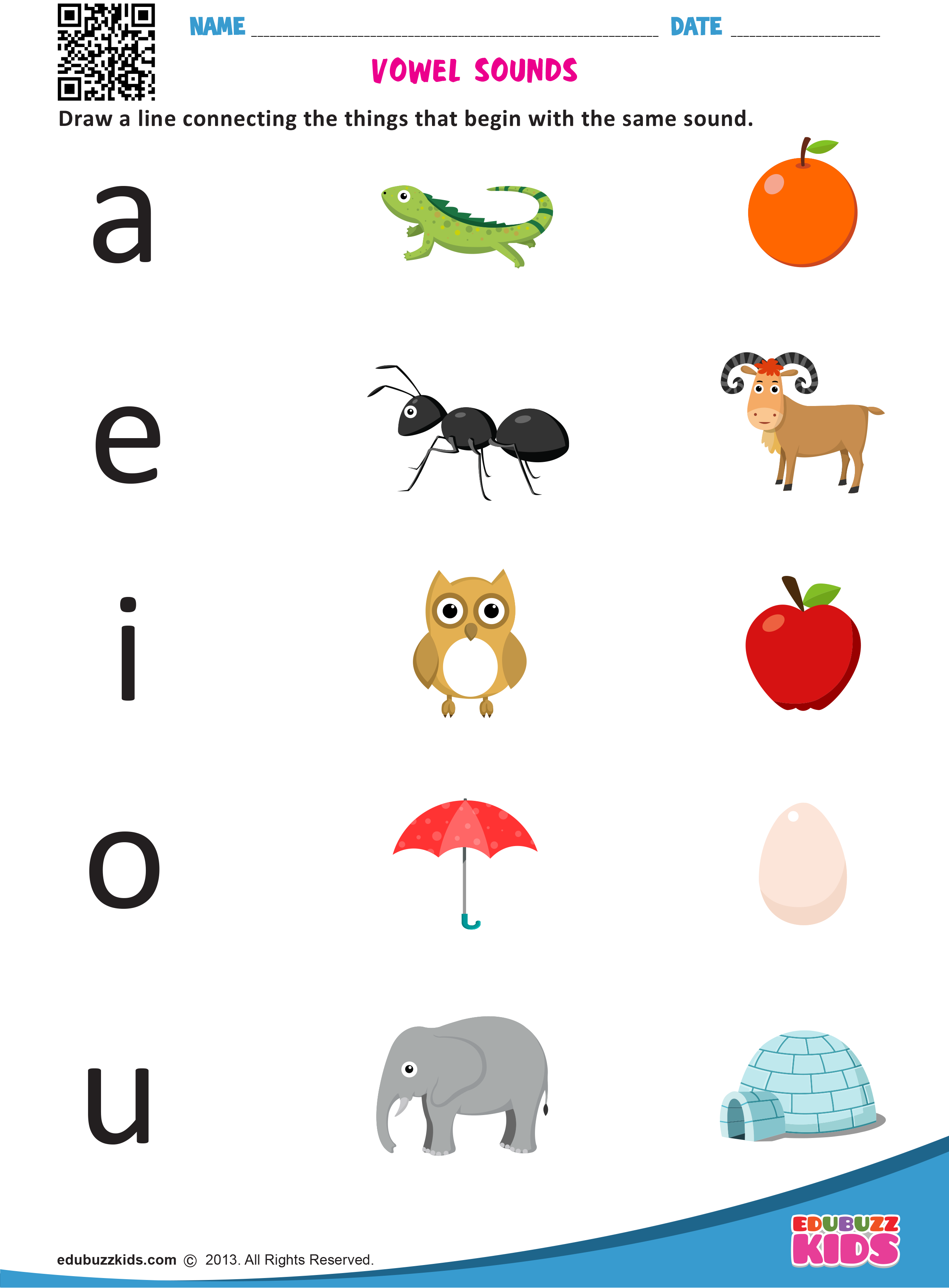 30 Vowel I Worksheets For Kindergarten