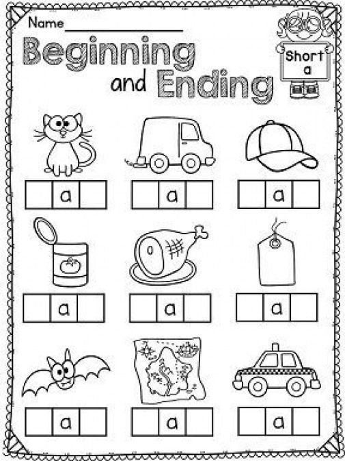 30 Vowel I Worksheets For Kindergarten