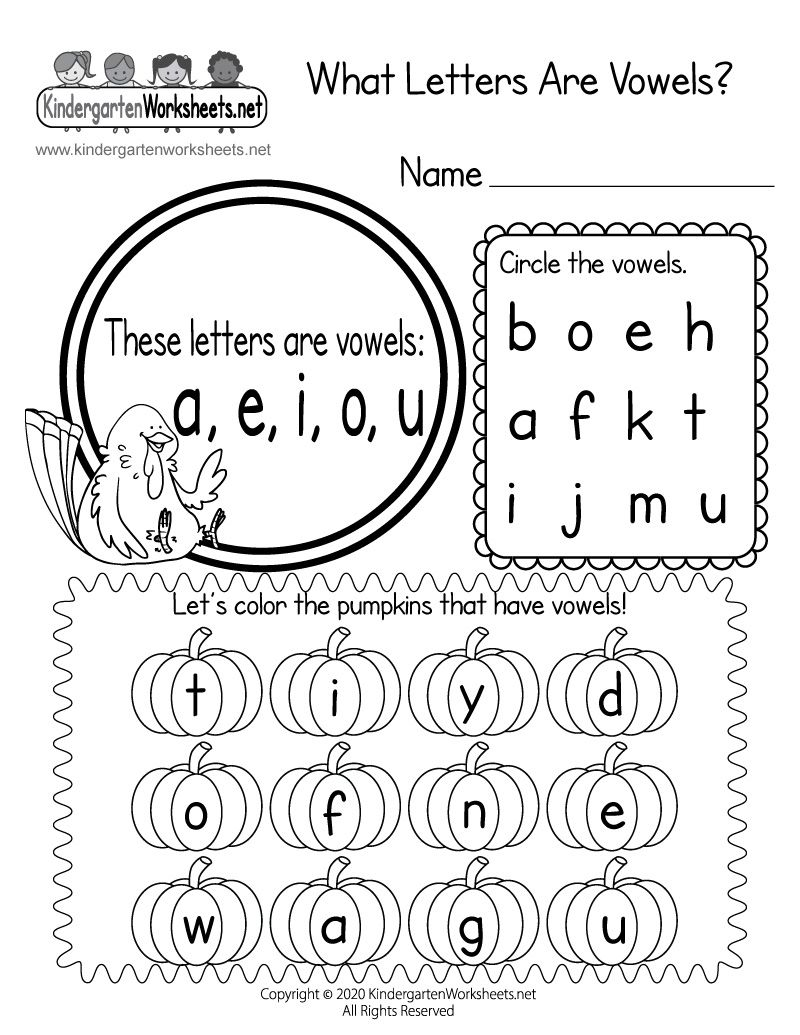 30 Vowel I Worksheets For Kindergarten