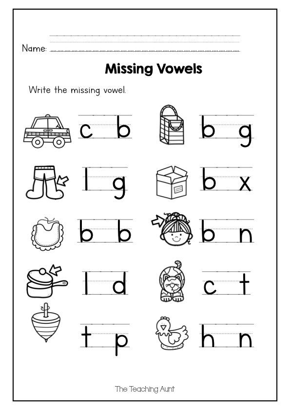 30 Vowel I Worksheets For Kindergarten