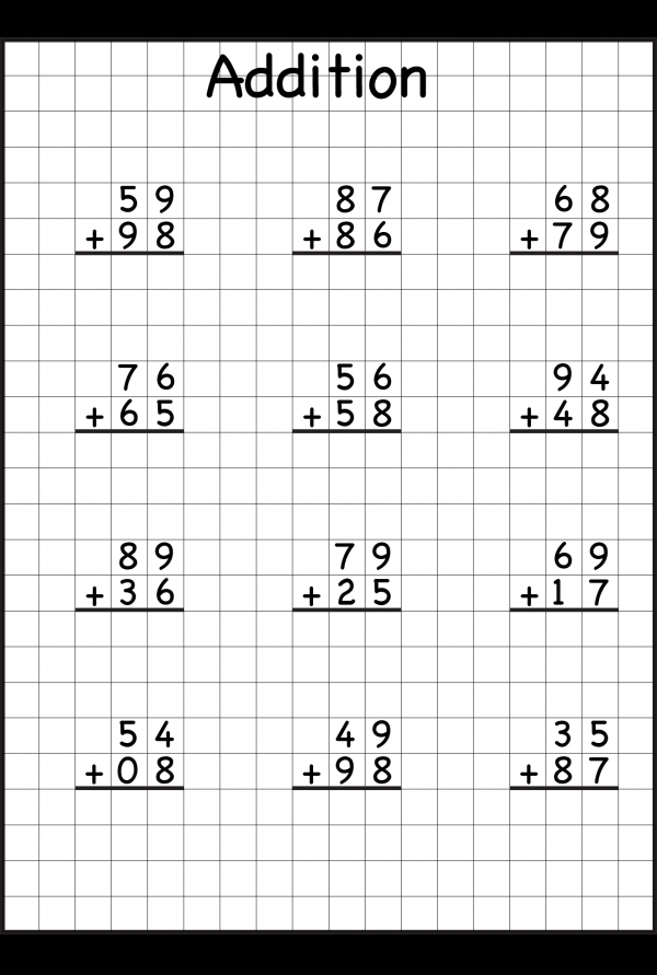 21 Addition Worksheets To Ten