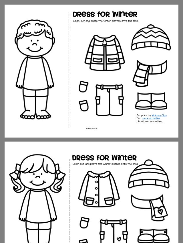 21 Clothes Worksheets For Kids Kindergarten