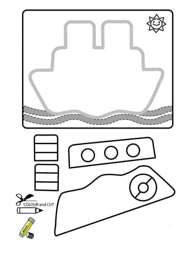 21 Cut And Paste Worksheets Transport