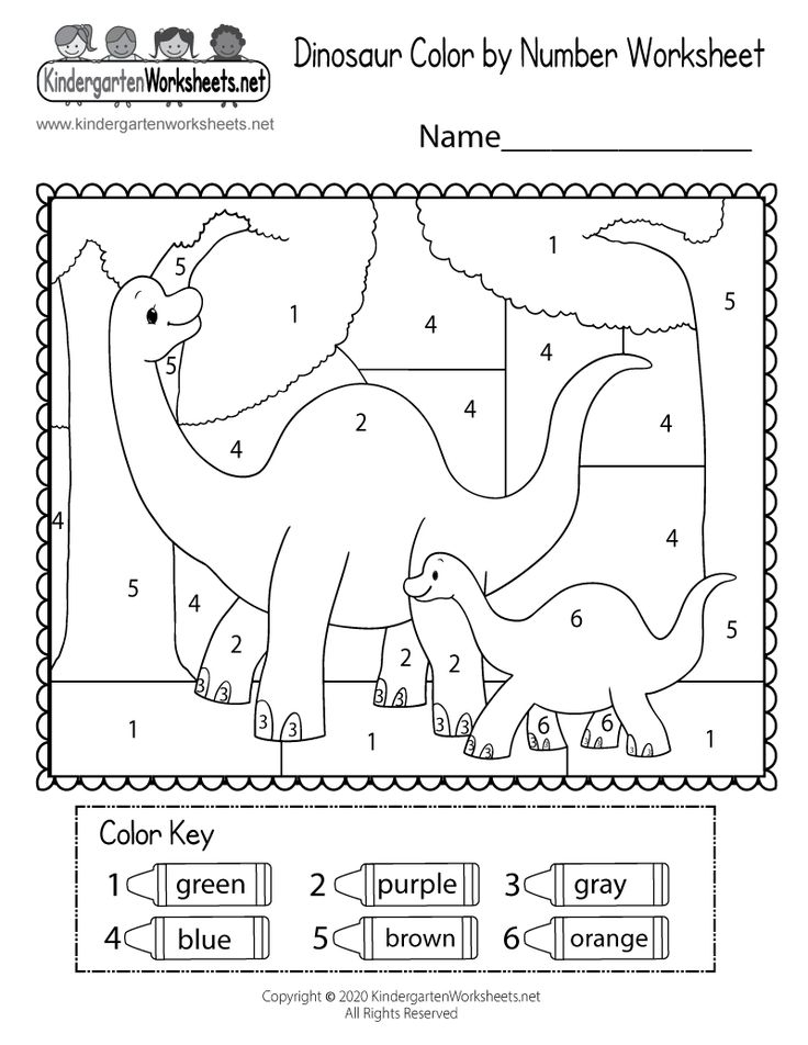 21 Dinosaurs Worksheets For Kindergarten