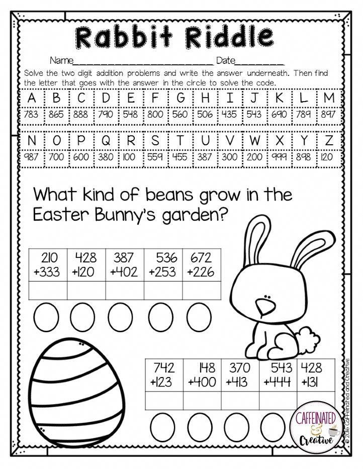 21 Easter Worksheets Preschool Math