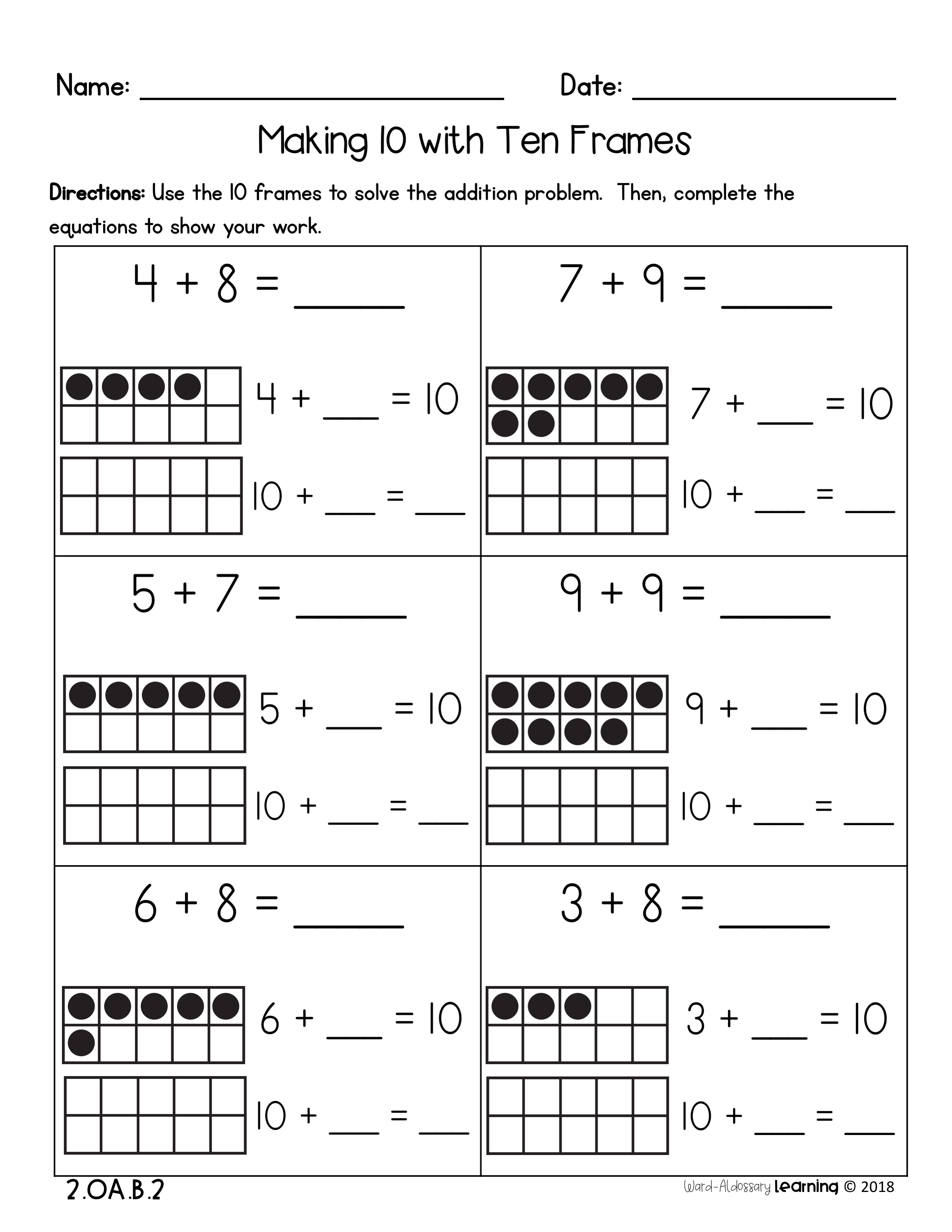 21 Fun Math Worksheets For 2Nd Grade