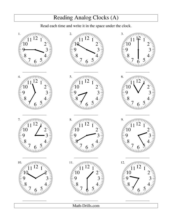 21 Grade 3 Math Worksheets Clock