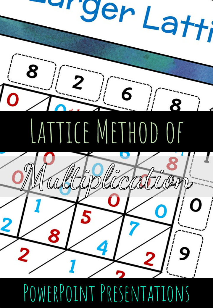 21 Lattice Method Multiplication Worksheets