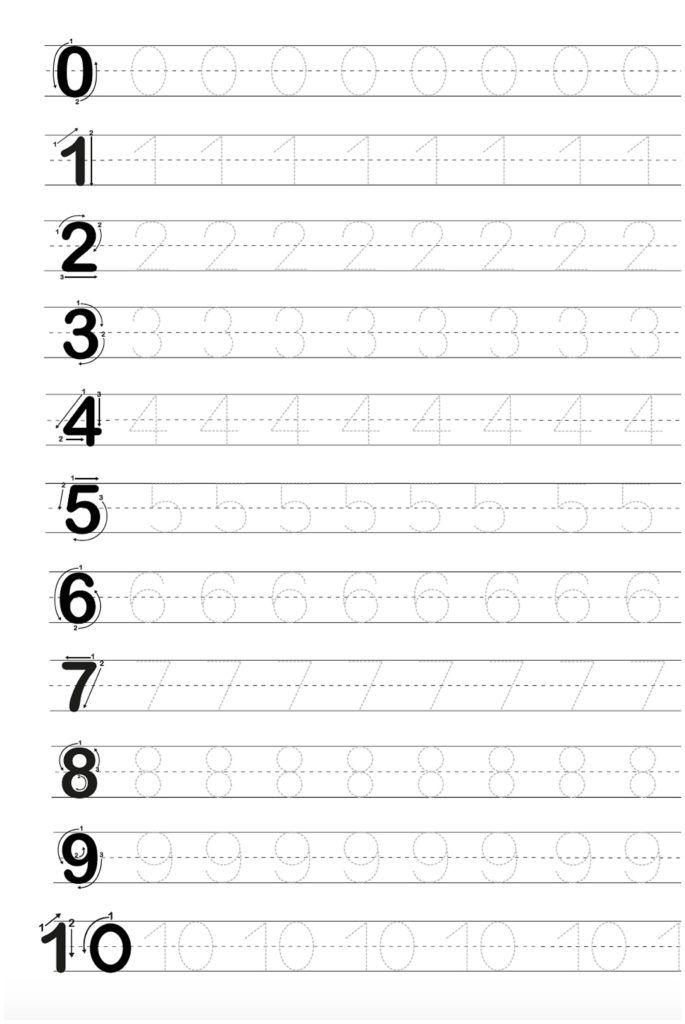 21 Tracing And Writing Number 8 Worksheet