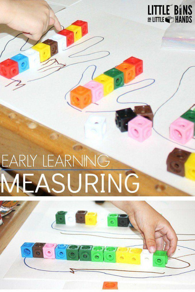 Measuring Activity For Preschoolers Preschool math Preschool